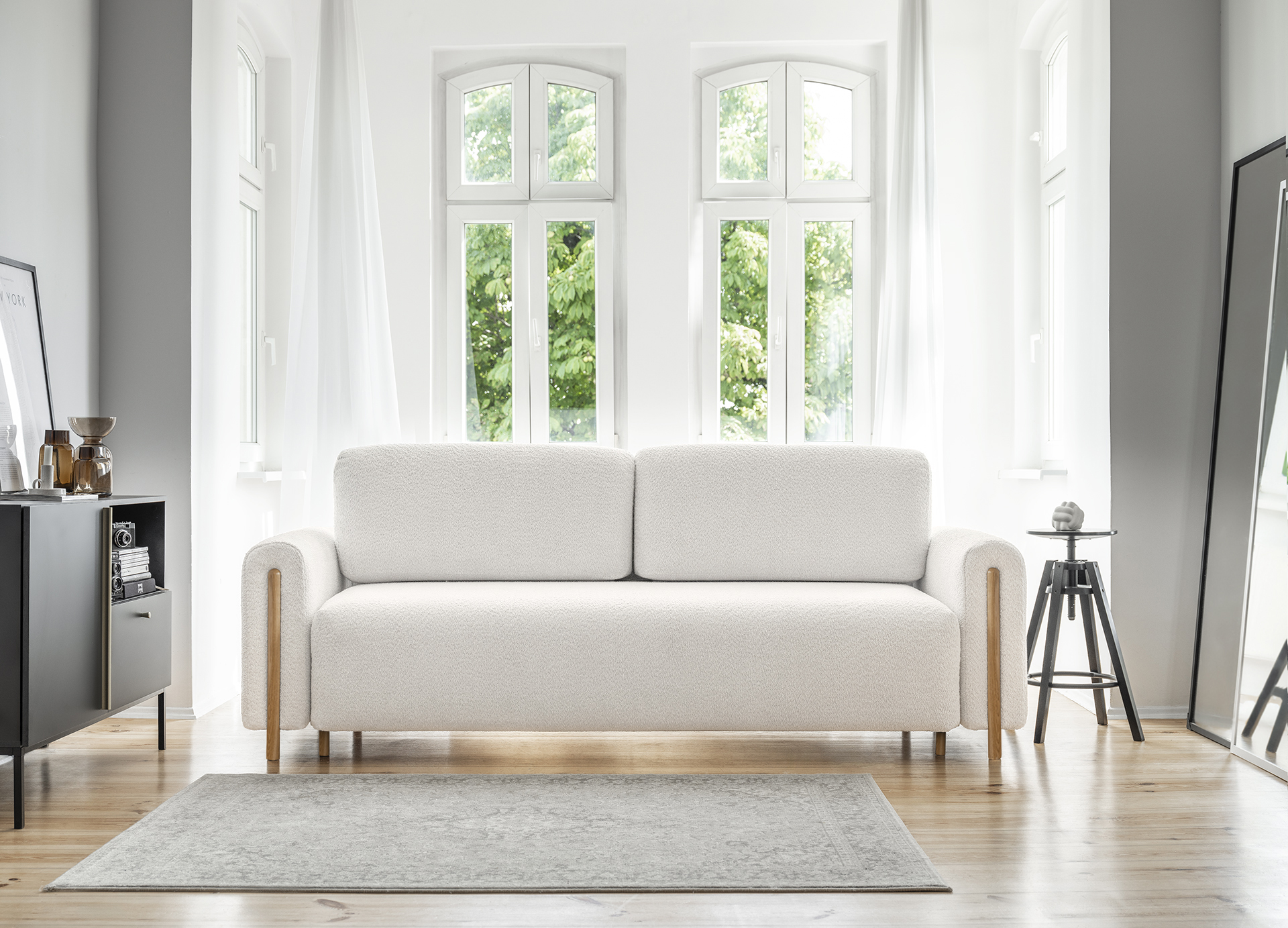 Pohovka Arcadova Nožičky: Dub, látka: Royal 1