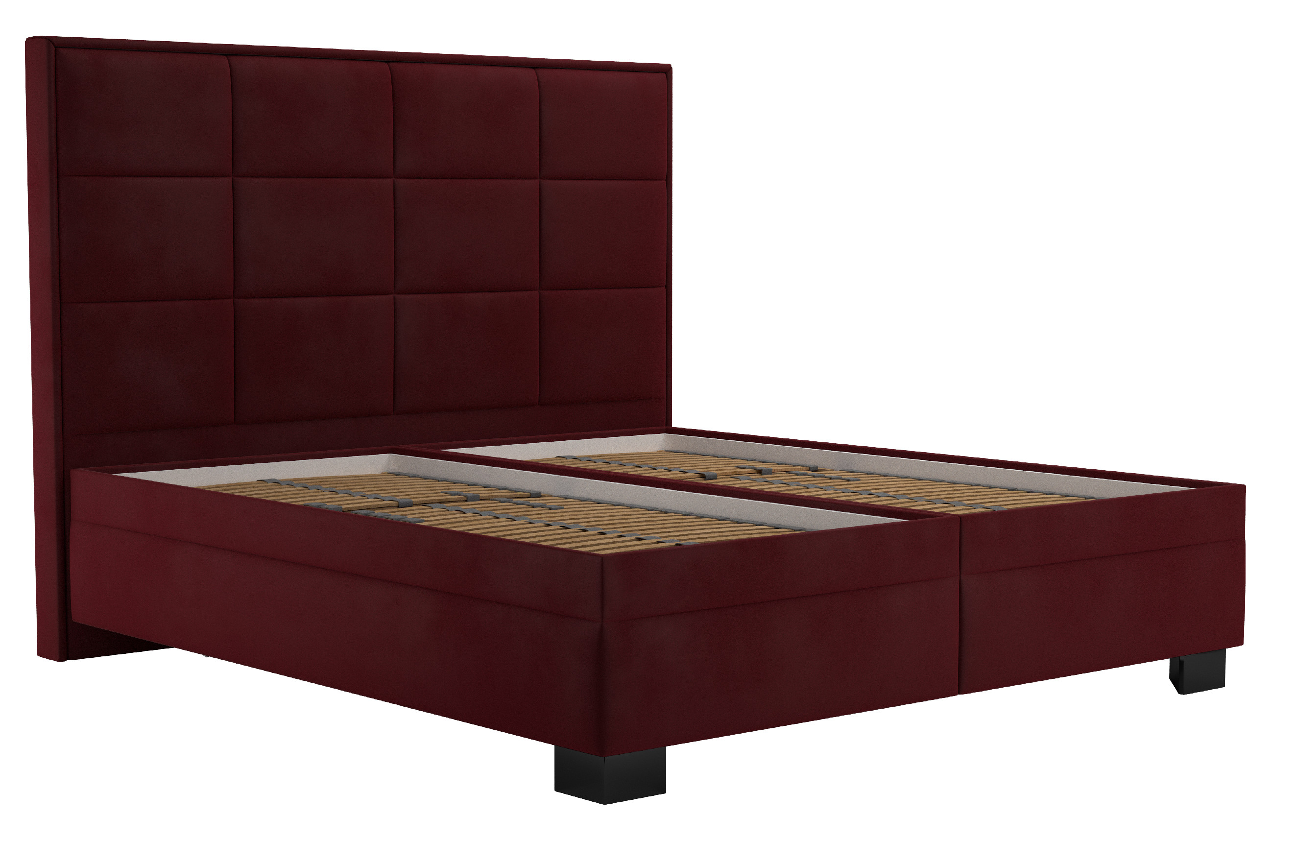 Postel Sabrina Matrace: Bez matrace, látka: Tiffany 32 Chianti