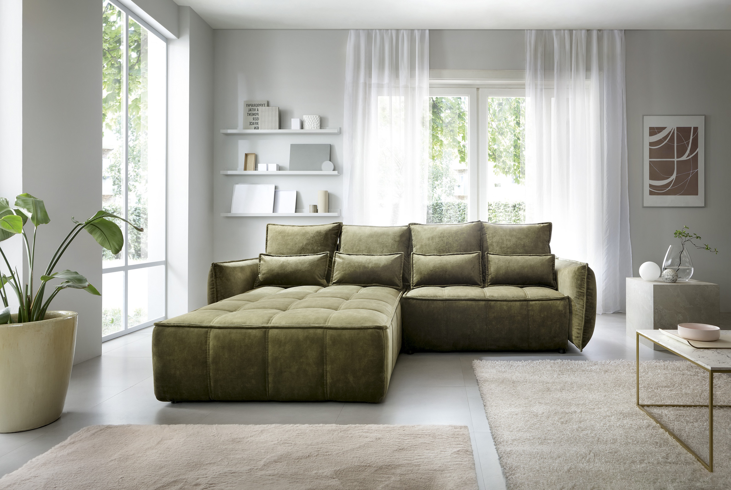 Sedací souprava Campo Provedení: Levá varianta, látka: Toscany 33