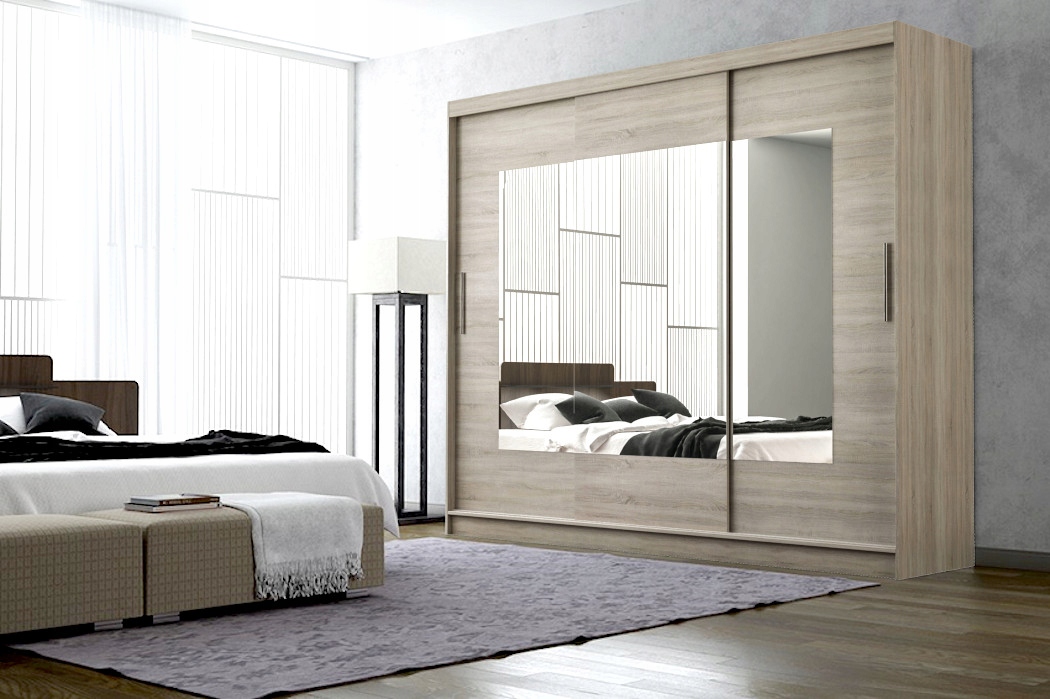 Šatní skříň Marita 250 Barva korpusu: Dub Sonoma