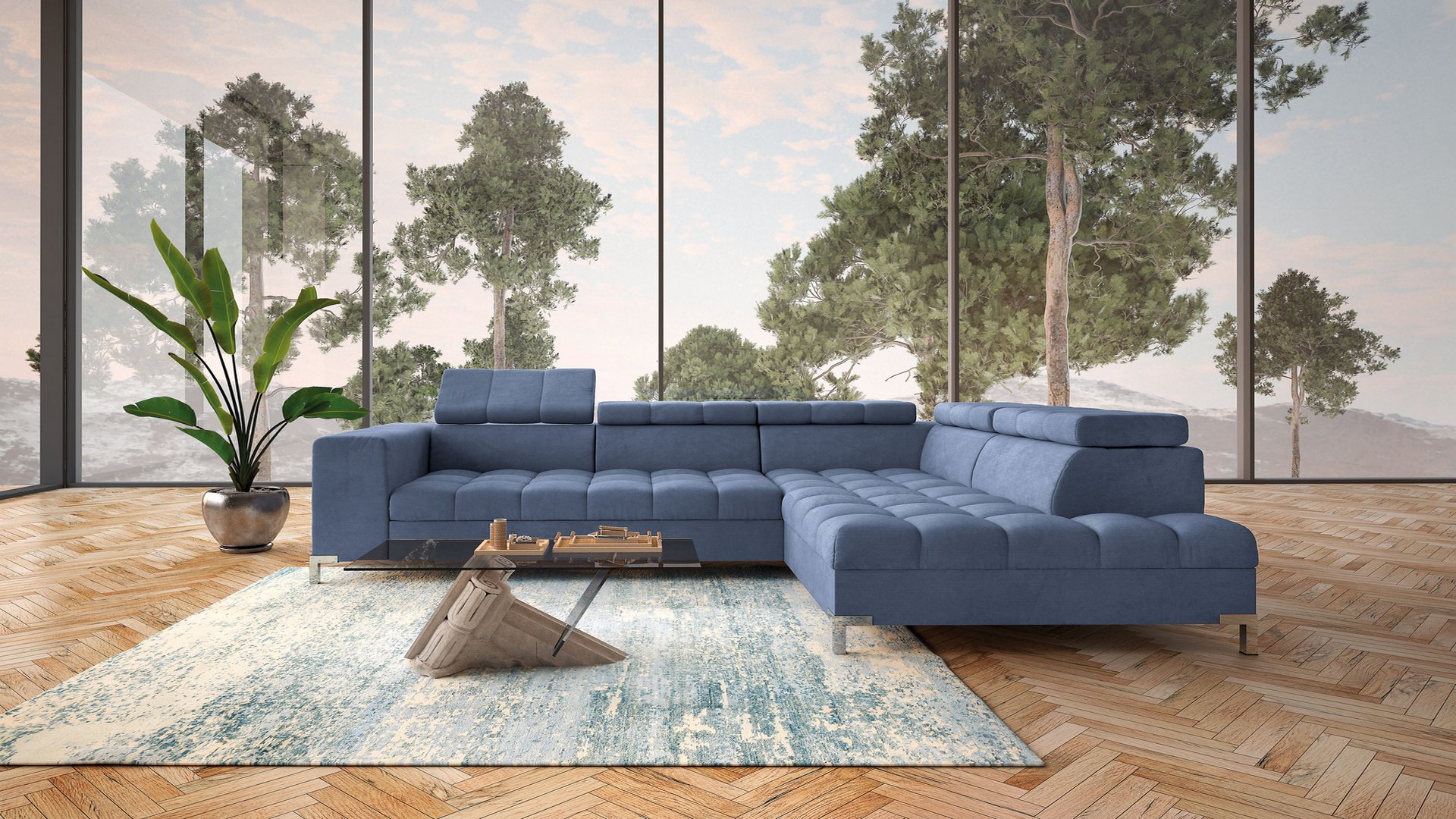 Sedací souprava Arte L Provedení: Levá varianta, Látka: Vera 05