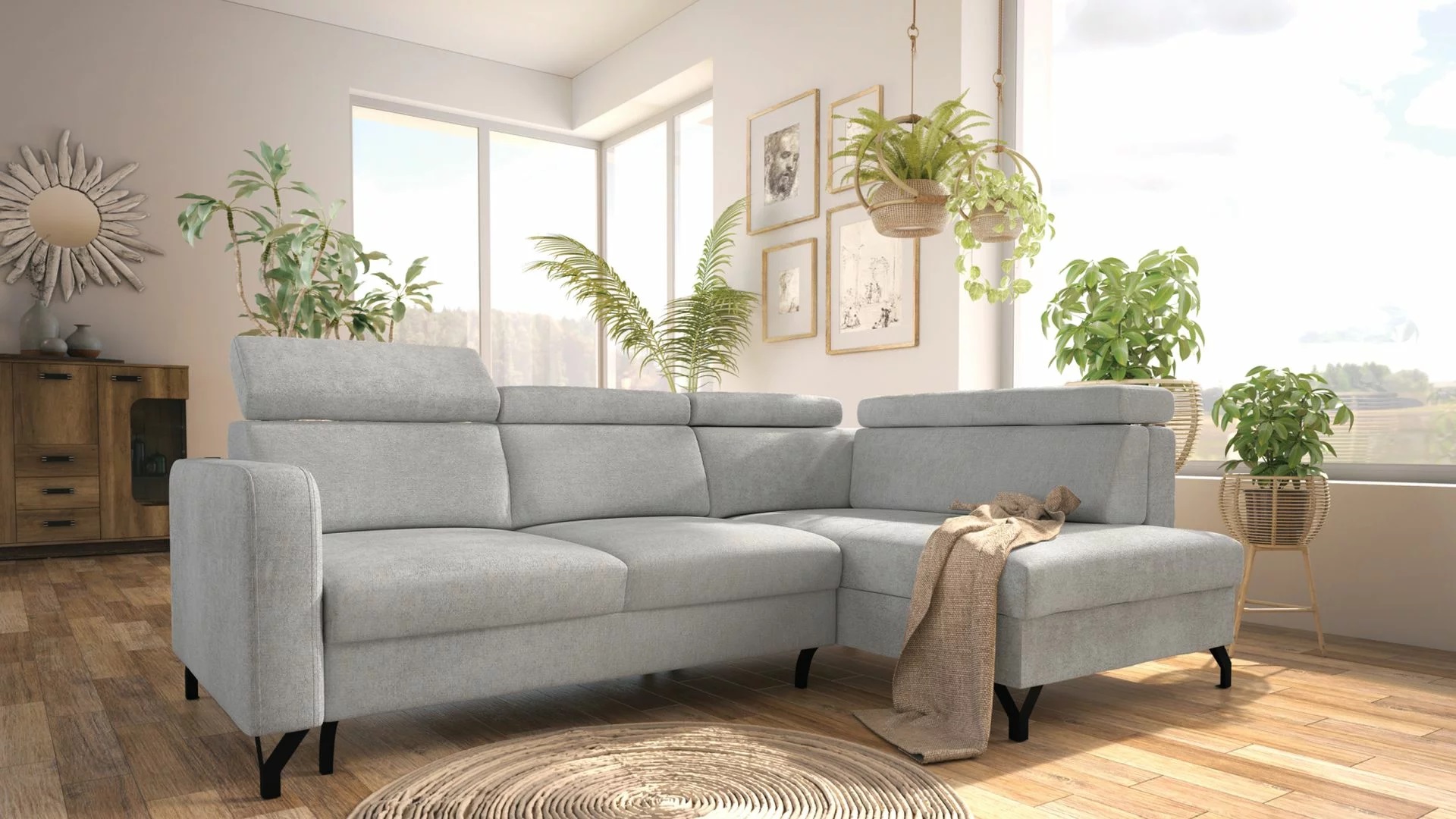 Sedací souprava Allicante Provedení: Pravá varianta, Látka: Imagine Me 13