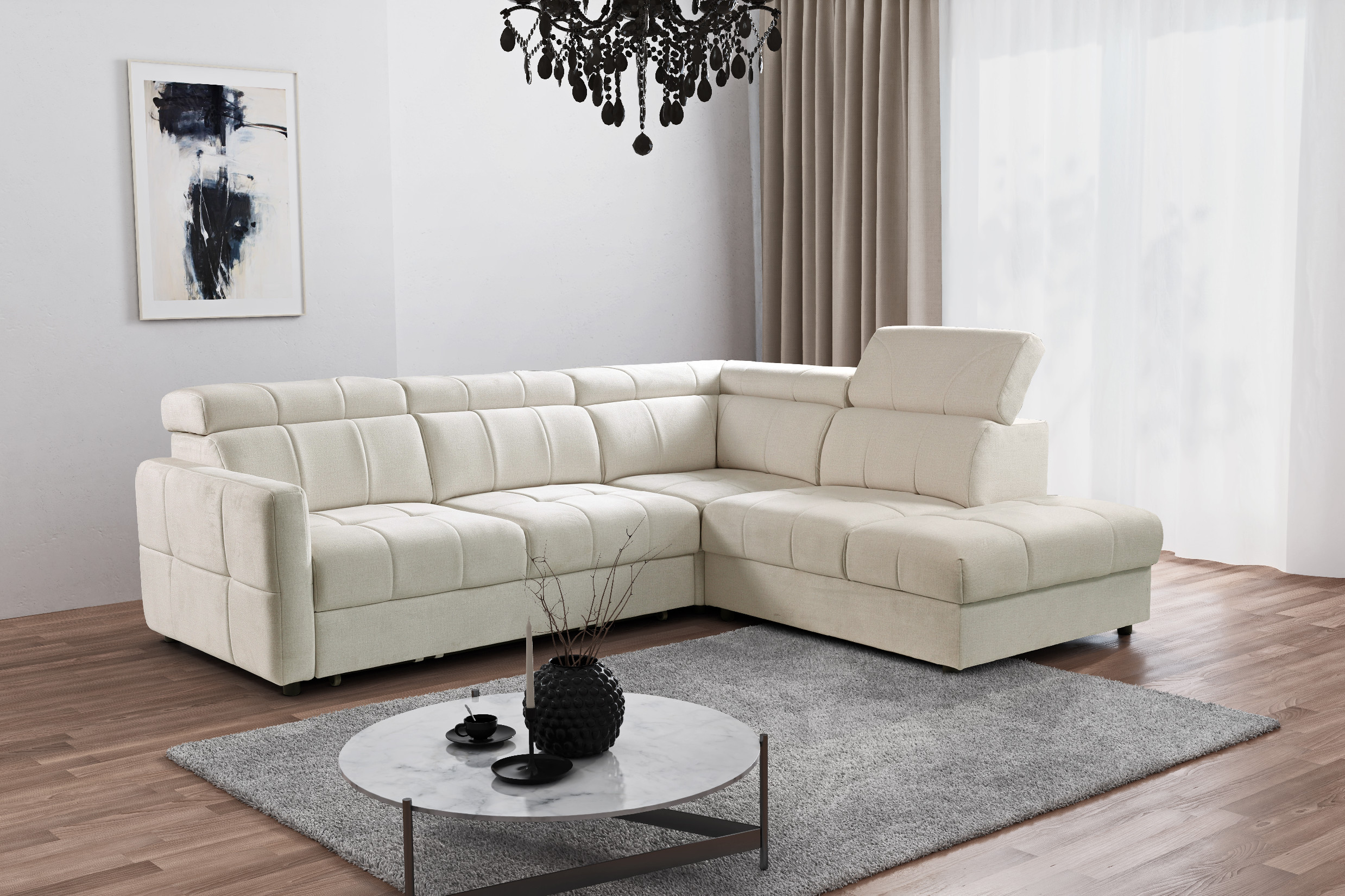 Sedací souprava Senso 2 Provedení: Levá varianta, látka: Rebel 11