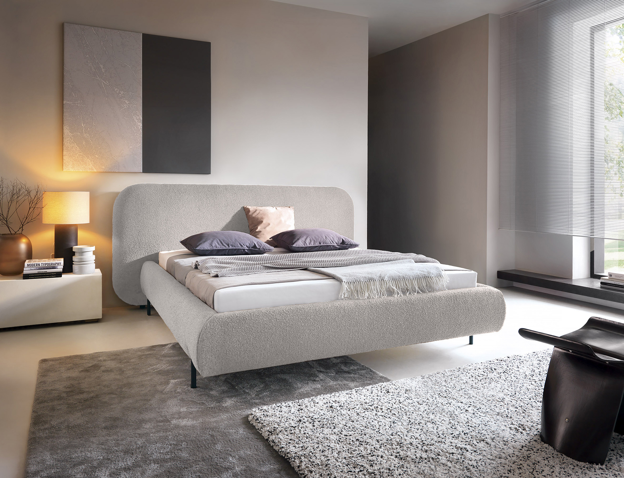 Postel Pointt - kovový rám Rozměr: 160 x 200 cm, látka: Jaffray 3