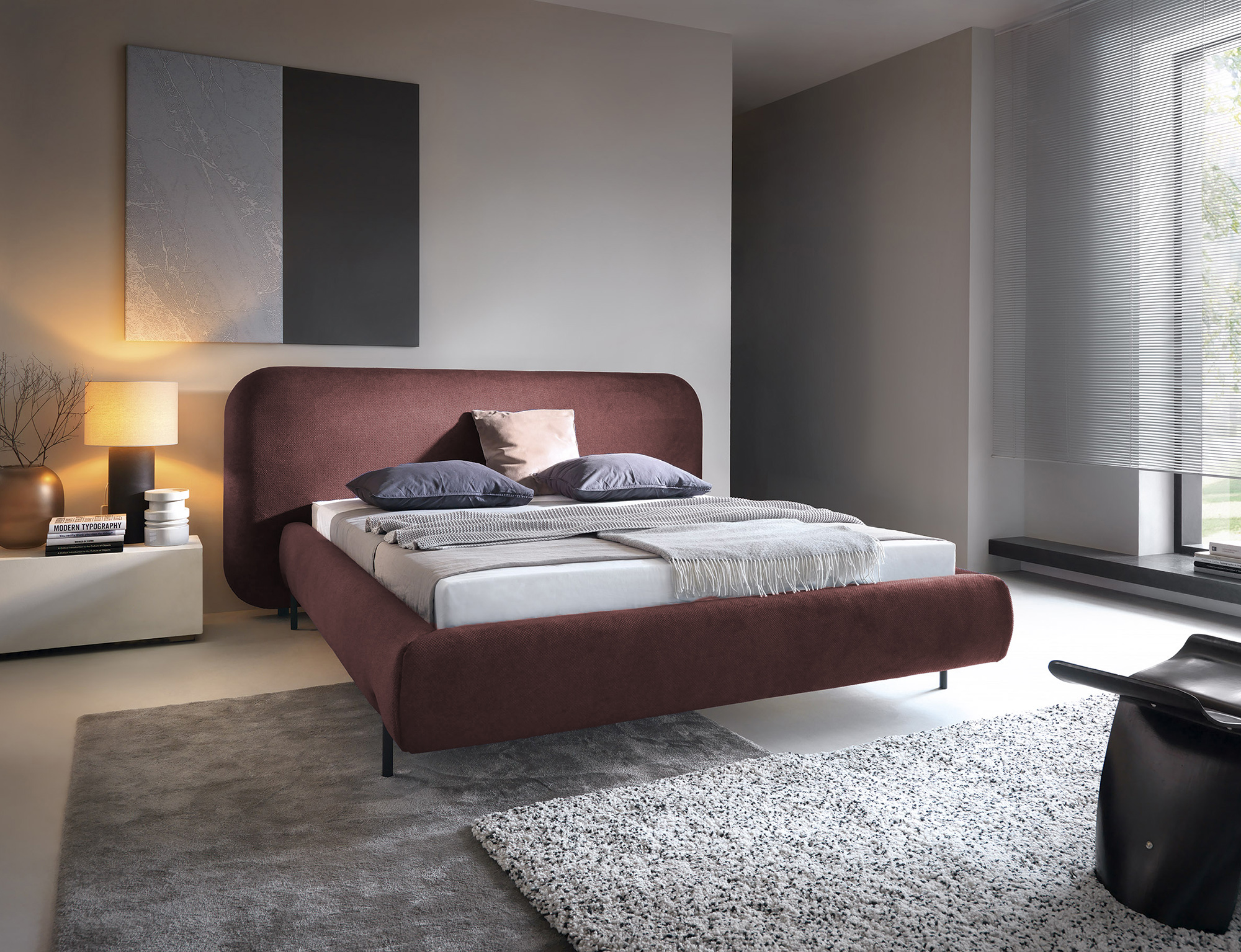 Postel Pointt - kovový rám Rozměr: 160 x 200 cm, látka: Paolli 24