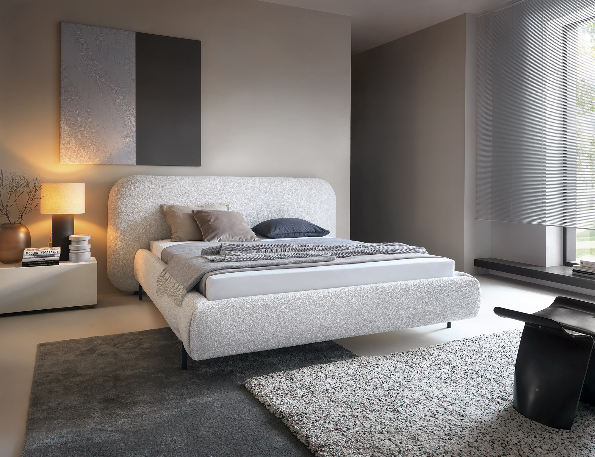 Postel Pointt - kovový rám Rozměr: 180 x 200 cm, látka: Jaffray 18