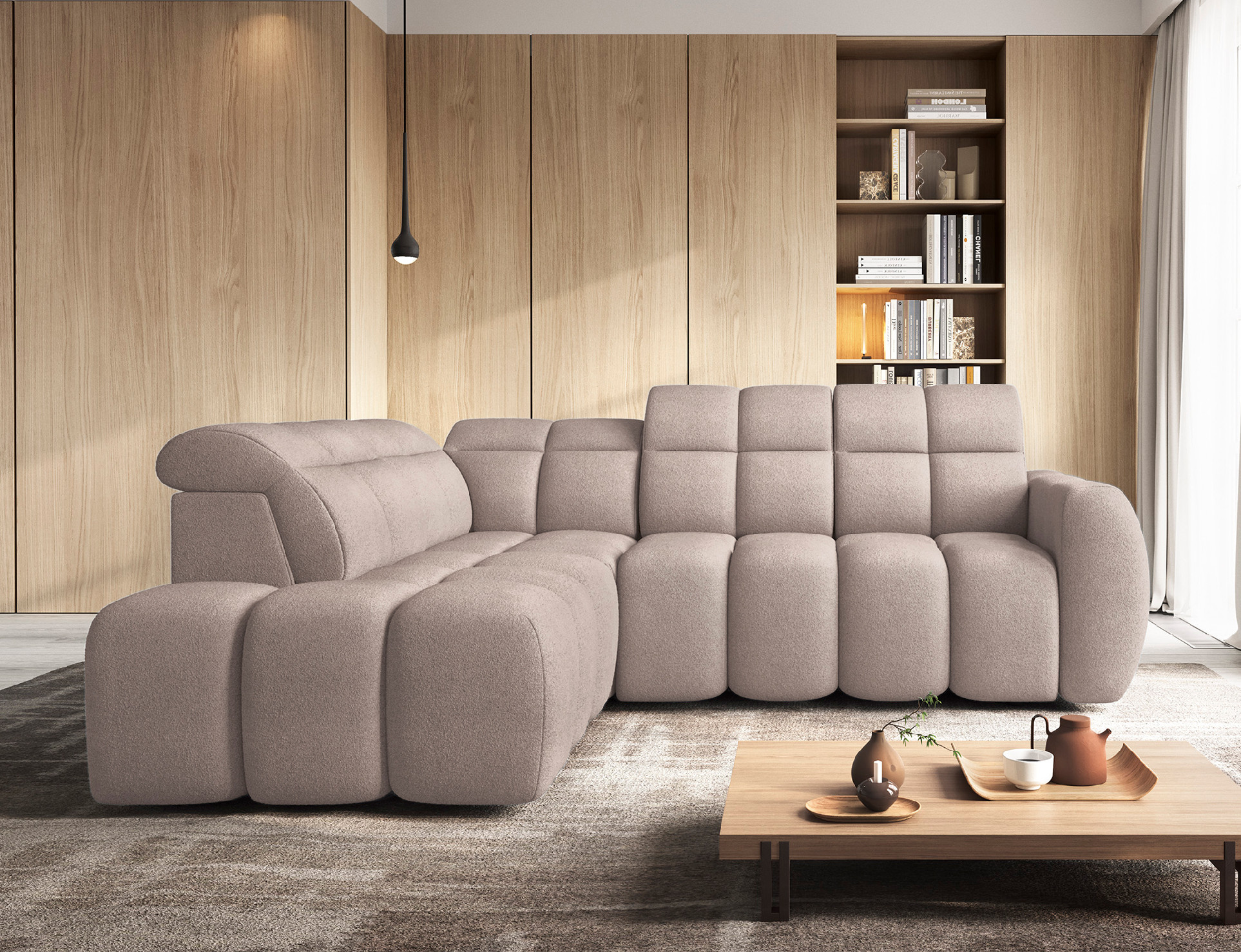 Sedací souprava Falconn Provedení: Levá varianta, látka: Xillar 20