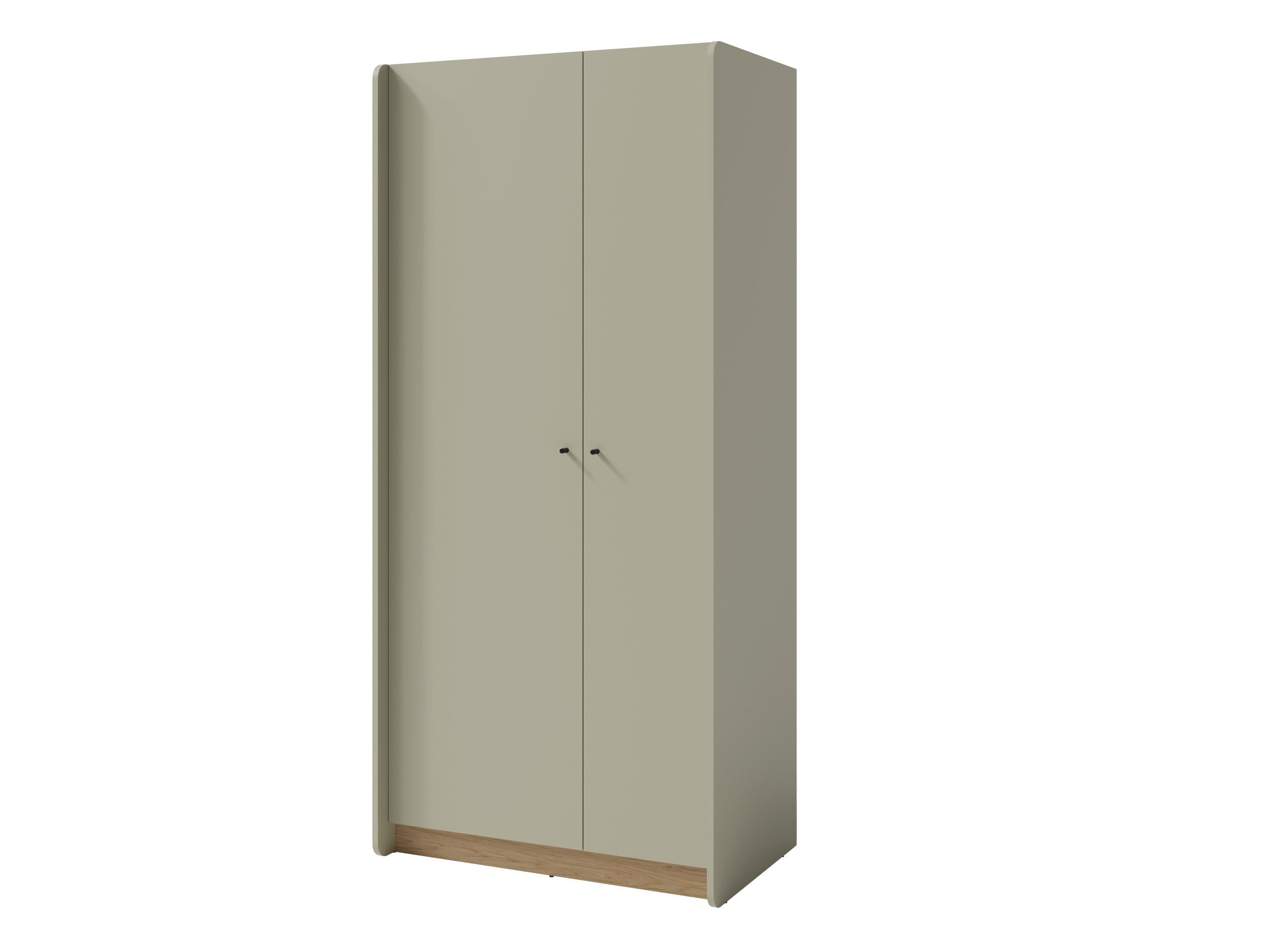 Šatní skříň Alessio AE3 Barva korpusu + barva dveří: Eukaliptus / Dub Baltic Dune