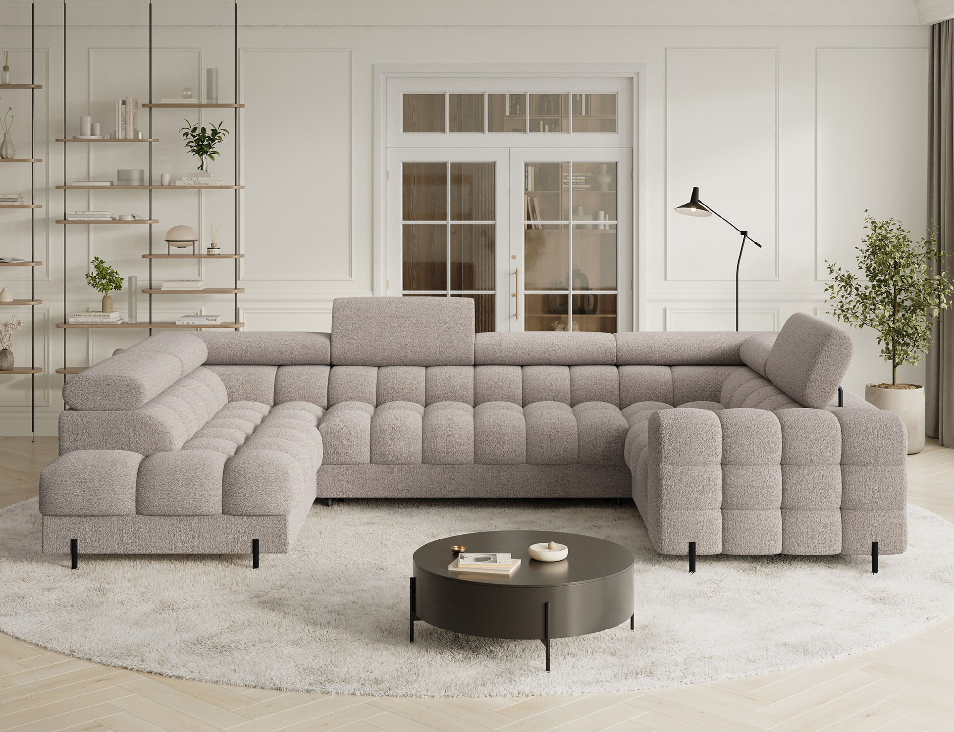 Sedací souprava Fectory Provedení: Levá U, látka: Royal 18