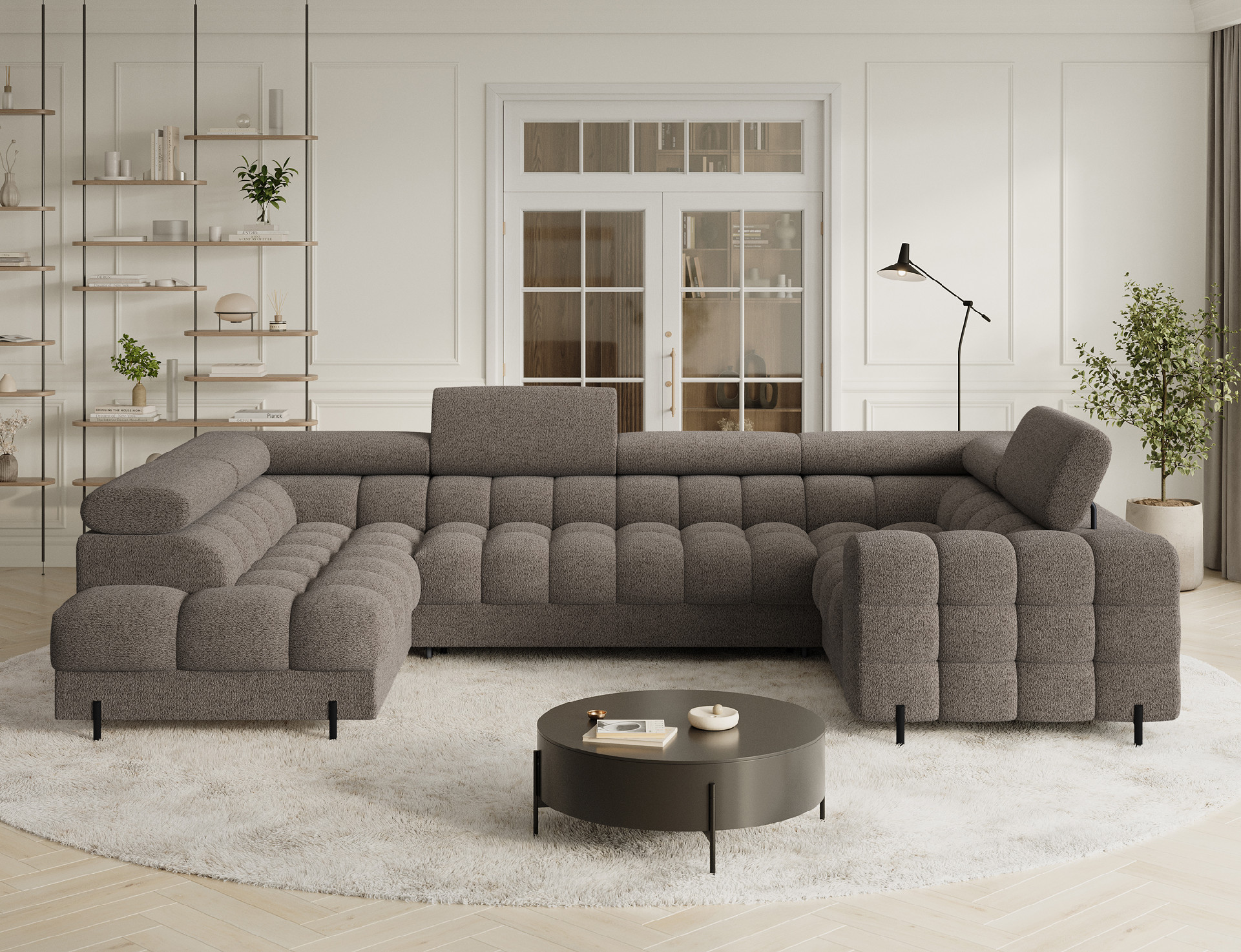 Sedací souprava Fectory Provedení: Levá U, látka: Royal 20