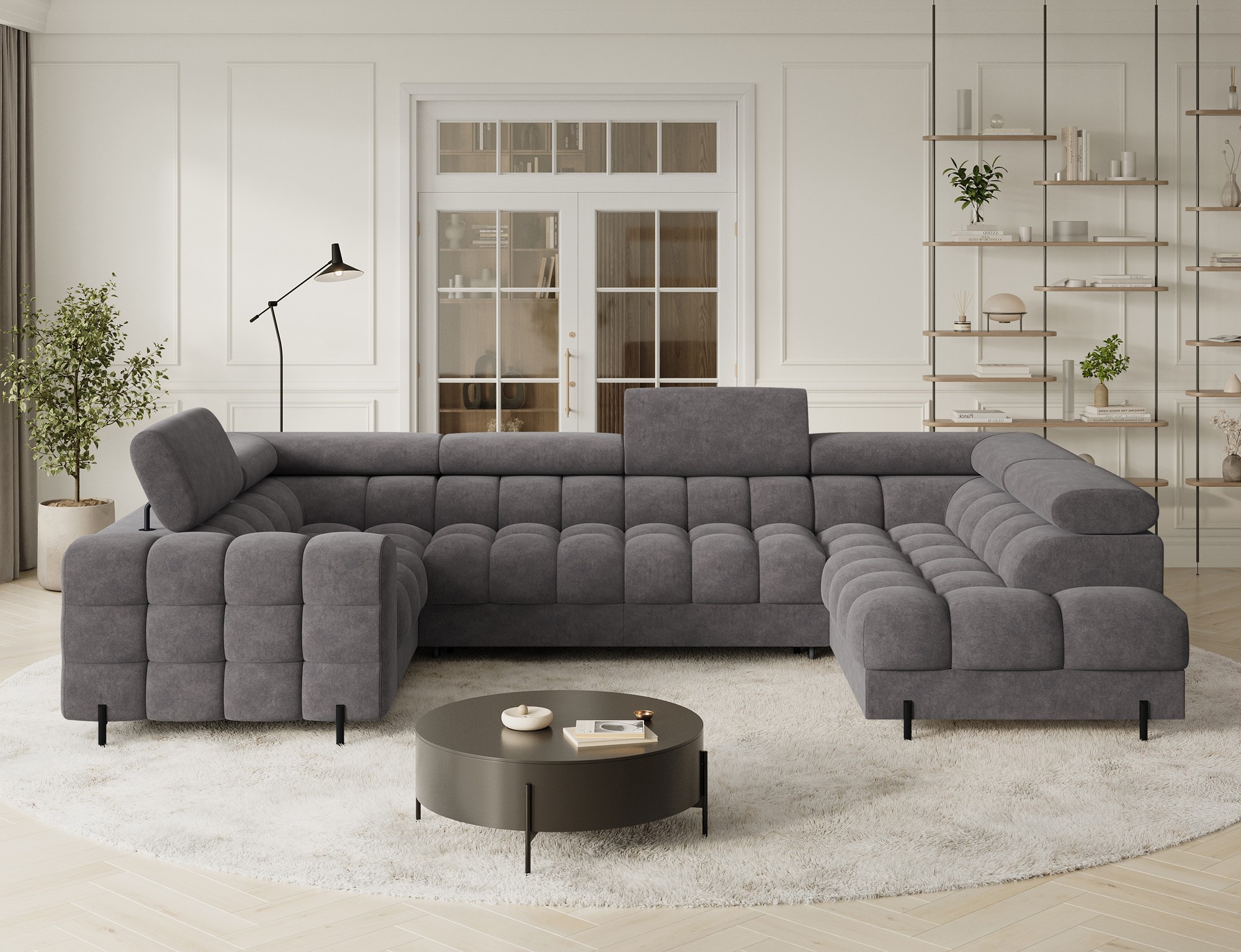 Sedací souprava Fectory Provedení: Pravá U, látka: Aura 4