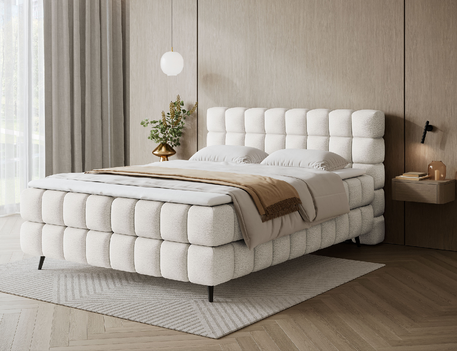 Boxspring Sabeno Rozměry: 160 x 200 cm, látka: Royal 1