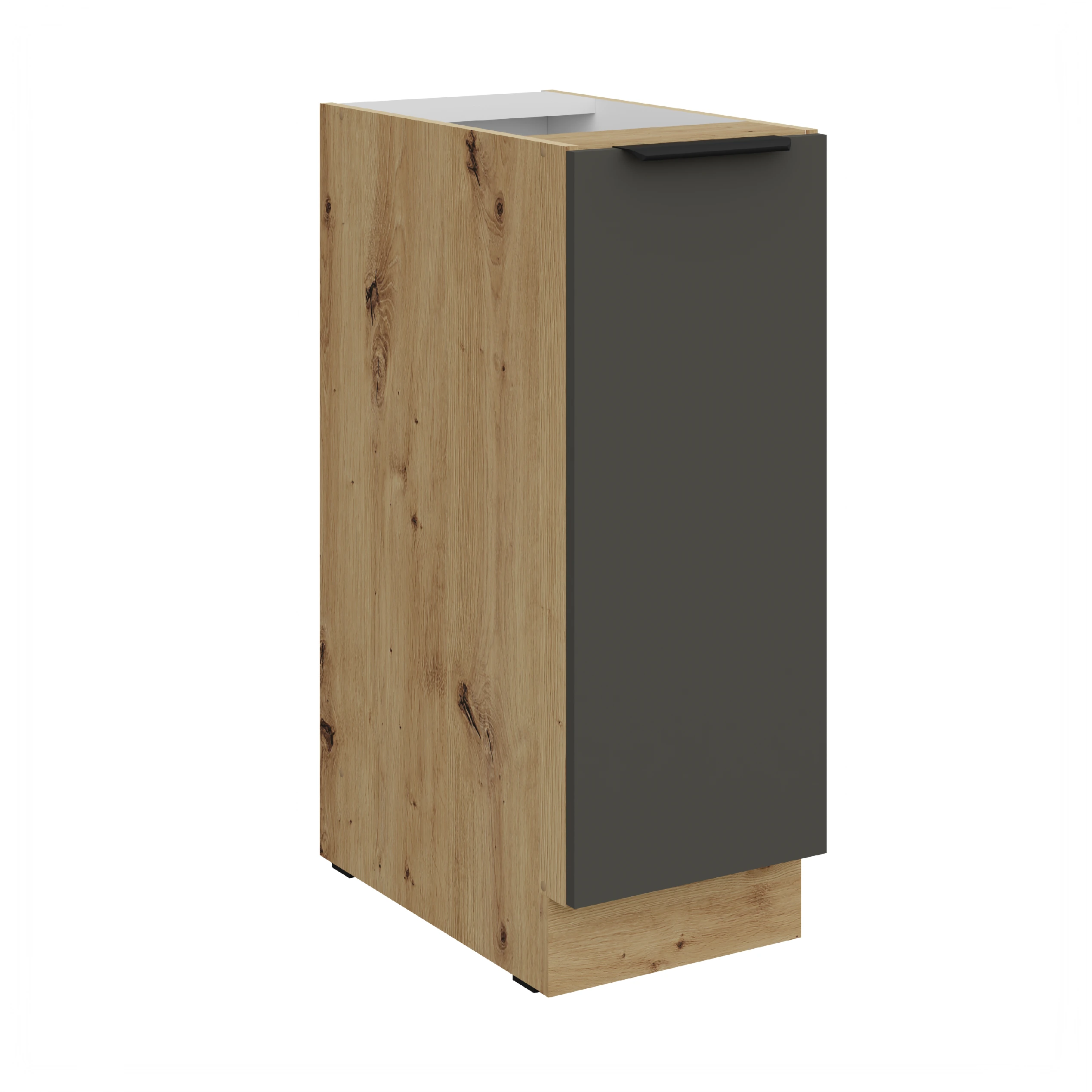 Spodní skříňka Aria 30 D CARGO BB Barva korpusu: Dub artisan, Barva dvířek: GR - Graphite AFM