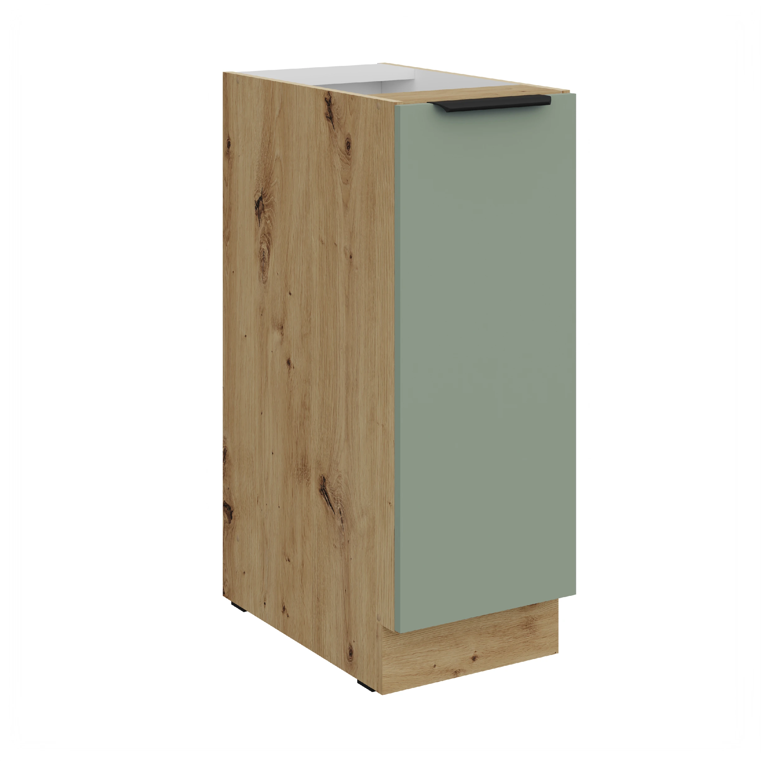 Spodní skříňka Aria 30 D CARGO BB Barva korpusu: Dub artisan, Barva dvířek: SA - Aquamarine AFM