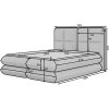 Boxspring Tonila 160 cm