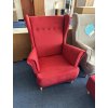 Křeslo Breso - Červená látka