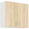 Vrchní skříňka dub sonoma ke kuchyňské lince Sára Sonoma 80 g 72 2f