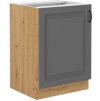 Spodní skříňka Stilo 60 D 1F BB popelavě šedá