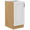 Spodní skříňka ke kuchyňské lince Stilo Dub artisan bílý mat40 d 1f bb