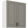 Horní skříňka Stilo 80 G-90 2F Clay Grey