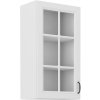 Horní prosklená skříňka Stilo 40 GS-90 1F bílá barva