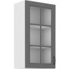 Horní prosklená skříňka Stilo 40 GS-90 1F dust grey