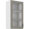 Horní prosklená skříňka Stilo 40 GS-90 1F clay grey