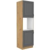 Vysoká skříňka pro vestavnou troubu Stilo 60 DP-210 2F dust grey