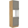 Vysoká skříňka pro vestavnou troubu Stilo 60 DP-210 2F clay grey