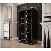 Šatní skříň Abi Old style T1 kompletní rozměry - šířka 100 cm