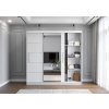 OPEN WARDROBE ALBA I + MIRROR