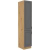 Vysoká potravinová skříňka Stilo 40 DK-210 2F dust grey