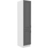 Vysoká potravinová skříňka Stilo 40 DK-210 2F dust grey