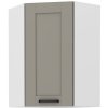 Horní rohová skříňka Luna 58x58 GN-90 1F odstín clay grey
