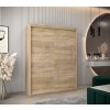 šatní skříň y0 s posuvnými dveřmi - šířka 150 cm dub sonoma