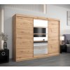 Šatní skříň Abi Ro1 250 cm dub artisan