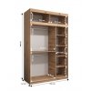 Šatní skříň Abi To s nástavcem - 150 cm