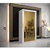 Šatní skříň Abi Golden T3 100 cm bílá + bílá