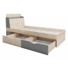 Postel Delta DL14 - 90x200 cm bez matrace