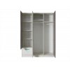 Šatní skříň  Rest R3 vnitřní vybavení se šuplíkem, policemi a s šatní tyčí - šířka 145 cm