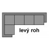 Sedací souprava Bild varianta levý roh