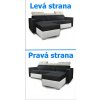 Sedačka Liwe varianta levá stran varianta pravá stran otomanu