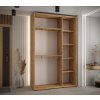 Šatní skříň Sapporo 2 - hloubka 60 cm - vnitřek skříně 150 cm 2