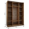 Šatní skříň Lux 1 hloubka 60 cm