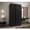 Šatní skříň Lux 1 komplet černá varianta