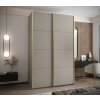 Šatní skříň Lux 1 se zlatými lištami