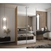 Šatní skříň Lux 2 s posuvnými dveřmi