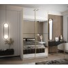 Šatní skříň Lux 2 šířka 140 cm
