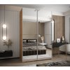 Šatní skříň Lux 2 s posuvnými dveřmi