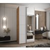 Šatní skříň Lux 3 s posuvnými dveřmi